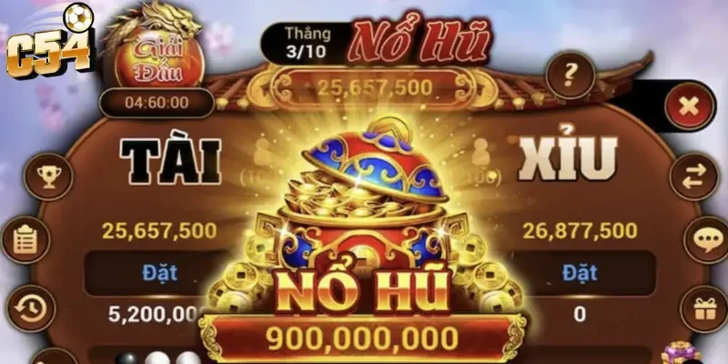 Bí kíp nâng cao tỷ lệ thắng khi nổ hũ săn jackpot C54
